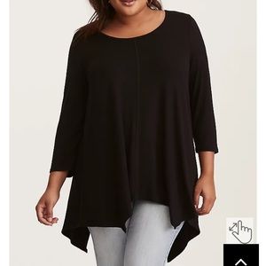 Split Back Tunic Top